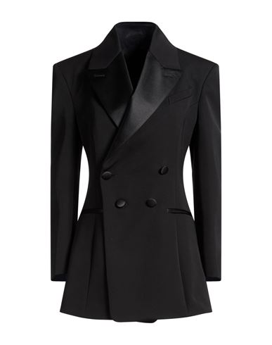 Givenchy Woman Blazer Black Size 6 Wool, Silk, Polyester