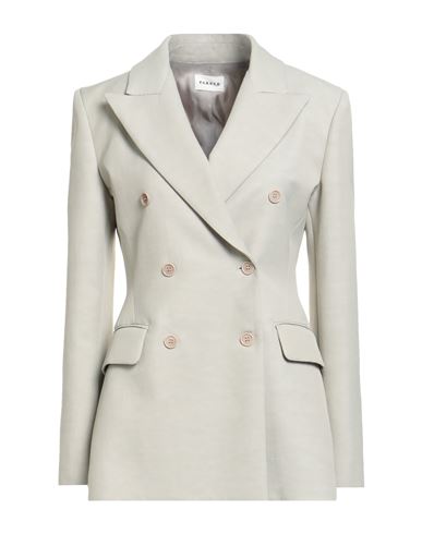 P.a.r.o.s.h P. A.r. O.s. H. Woman Blazer Light Grey Size L Viscose, Linen In Gray