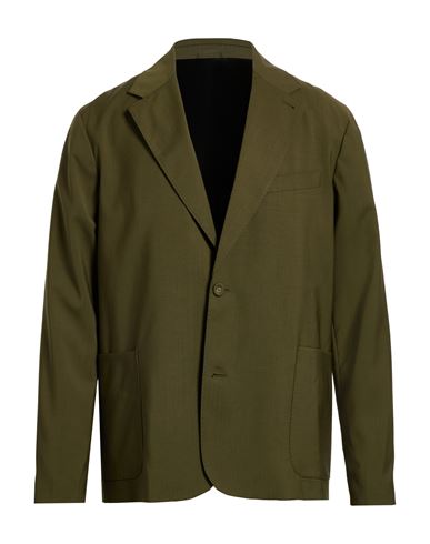 Officine Generale Officine Générale Man Blazer Military Green Size 44 Virgin Wool In Green
