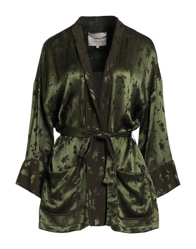 Alessia Santi Woman Jacket Military Green Size 10 Viscose, Polyester