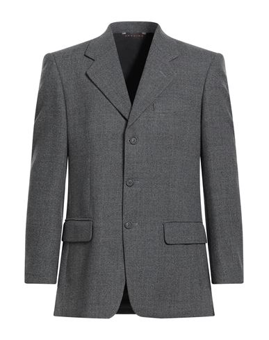 Rodrigo Man Blazer Grey Size 38 Virgin Wool In Gray