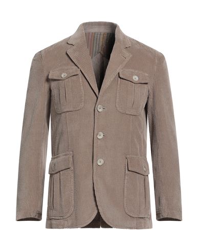 Barbati Man Blazer Beige Size 36 Cotton In Neutral