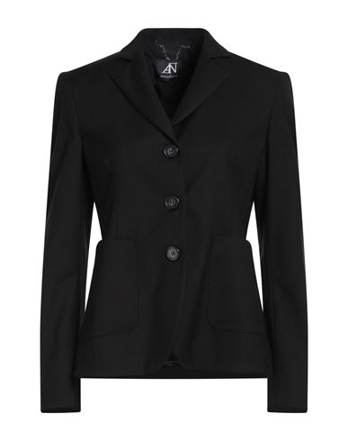 Annarita N Woman Blazer Black Size 8 Polyester, Viscose, Elastane