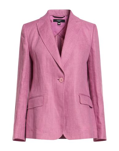 Weekend Max Mara Woman Blazer Mauve Size 16 Cotton In Purple