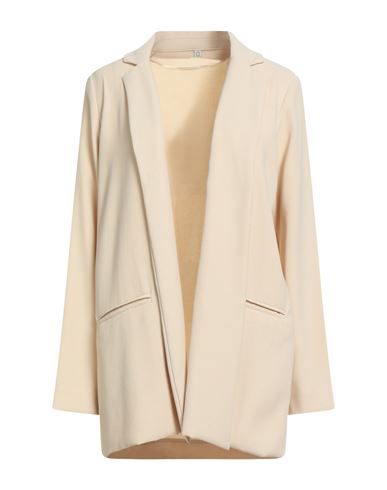 Ottod'ame Woman Blazer Beige Size 8 Polyester In Neutral