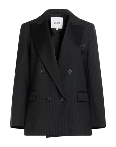 Ba&sh Ba & Sh Woman Blazer Black Size 3 Polyester, Wool, Viscose In Black