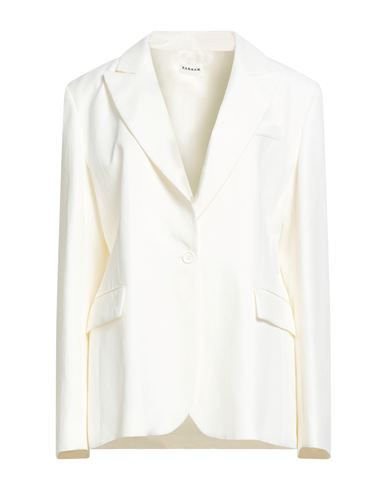 P.a.r.o.s.h P. A.r. O.s. H. Woman Blazer White Size Xxl Viscose, Linen