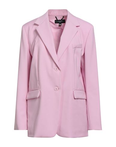 Weekend Max Mara Woman Blazer Light Pink Size 16 Virgin Wool In Pink