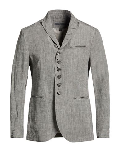 John Varvatos Man Blazer Grey Size 40 Viscose, Linen, Silk In Gray
