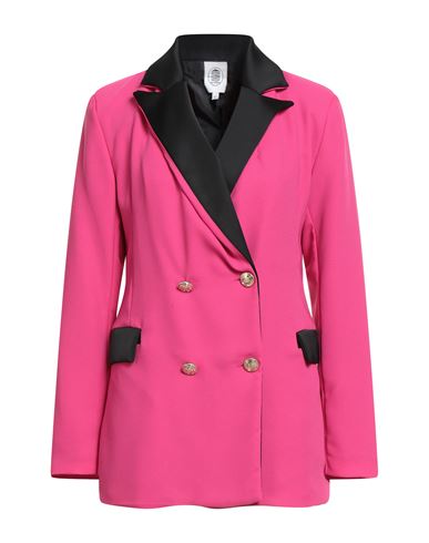 Le Volière Woman Blazer Fuchsia Size S Polyester In Pink