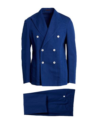 The Gigi Man Suit Blue Size 44 Linen, Cotton