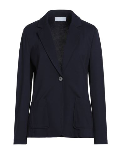 Diana Gallesi Woman Blazer Navy Size 10 Viscose, Polyamide, Elastane In Blue