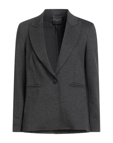 Soko Ni Inai Woman Blazer Charcoal Size M Viscose, Polyamide, Elastane In Gray