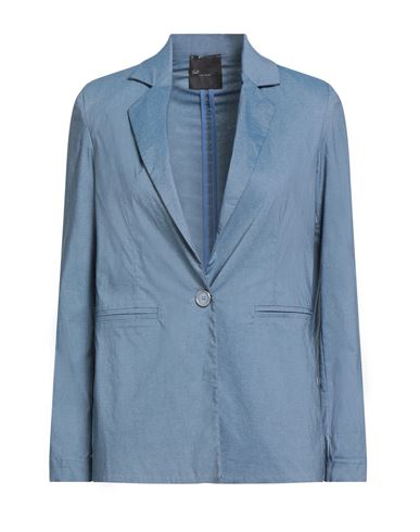 Soko Ni Inai Woman Blazer Pastel Blue Size L Viscose, Polyamide, Elastane