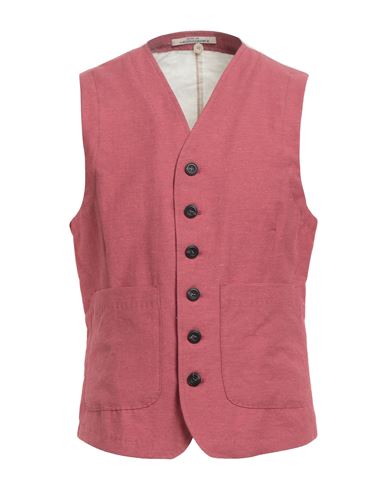 Messagerie Patrizio Piscaglia Man Tailored Vest Mauve Size 42 Cotton, Polyester In Pink