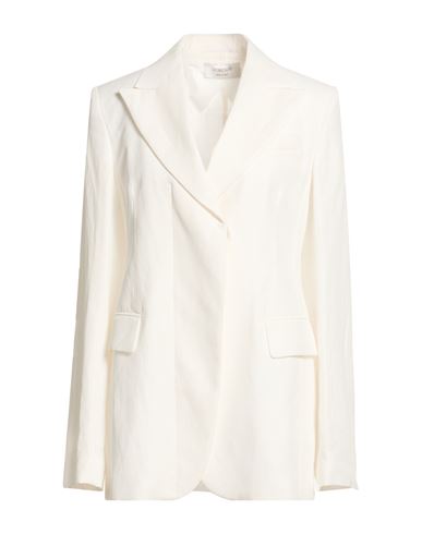 Sportmax Woman Blazer Ivory Size 6 Viscose, Linen In White