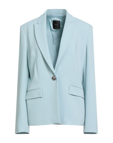 Pinko Woman Blazer Sky Blue Size 12 Viscose, Elastane
