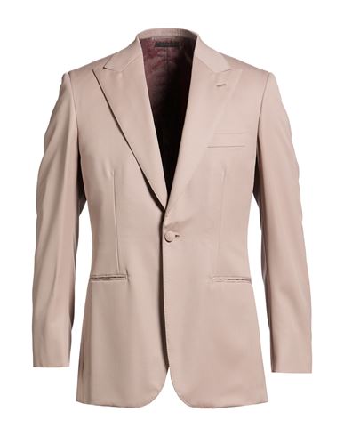 Brioni Man Blazer Blush Size 40 Virgin Wool In Pink