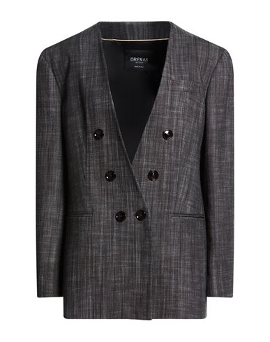 Breras Milano Woman Blazer Black Size 10 Cotton, Polyester, Elastane