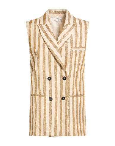Forte Forte Forte_forte Woman Blazer Cream Size 2 Polyester, Viscose, Cotton, Linen, Synthetic Fibers In White