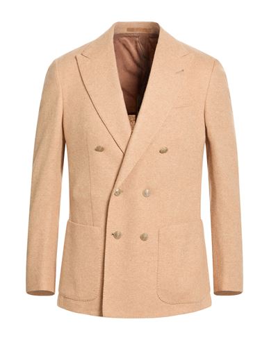 Eleventy Man Blazer Beige Size 38 Alpaca Wool, Polyamide In Neutral