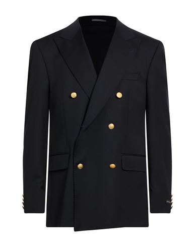 Paul & Shark Man Blazer Midnight Blue Size 42 Virgin Wool