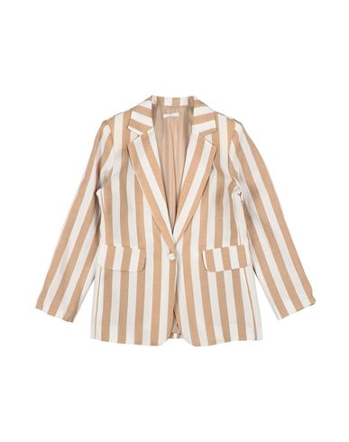 L:ú L:ú By Miss Grant Babies'  Toddler Girl Blazer Beige Size 6 Lyocell, Polyester In Brown