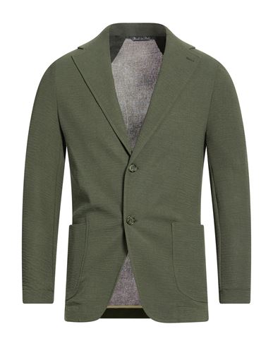 Exte Man Blazer Military Green Size 46 Cotton, Polyester