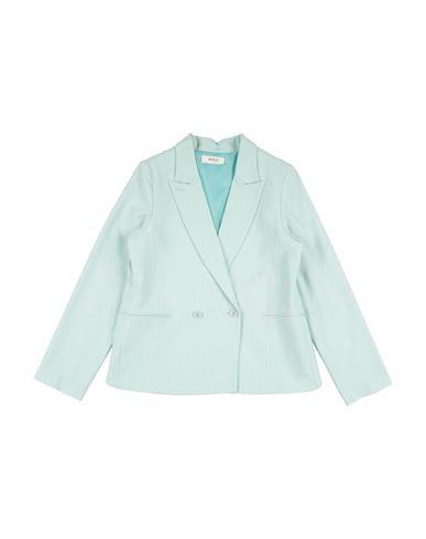 Vicolo Babies'  Girl Toddler Girl Blazer Light Green Size 6 Polyester, Rayon, Elastane In Blue