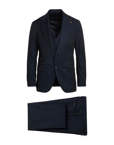 Gabriele Pasini Man Suit Midnight Blue Size 40 Wool