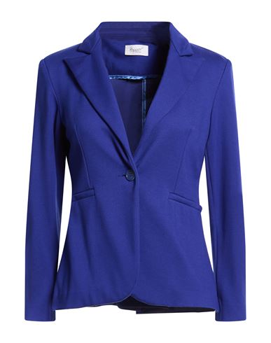 Hopper Woman Blazer Blue Size 6 Viscose, Polyamide, Elastane