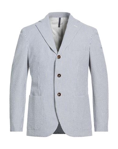 Montedoro By Slowear Man Blazer Slate Blue Size 40 Cotton, Elastane In Gray