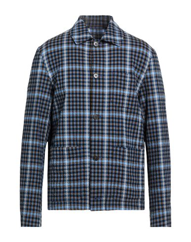 Montedoro By Slowear Man Shirt Midnight Blue Size 42 Cotton, Elastane, Polyamide