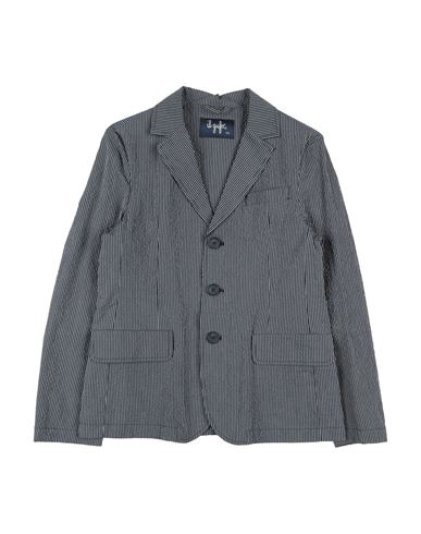 Il Gufo Babies'  Toddler Boy Blazer Navy Size 6 Cotton, Polyamide, Elastane In Black