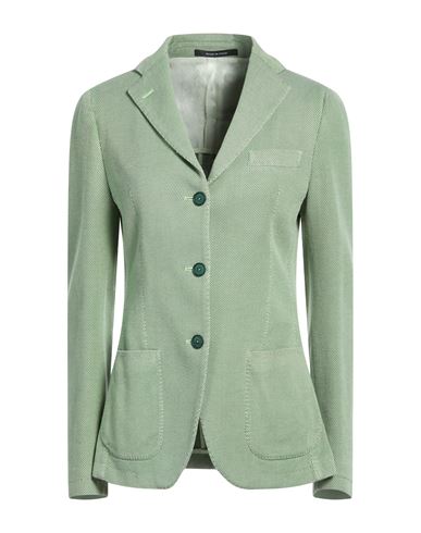 Tagliatore 02-05 Woman Blazer Green Size 10 Cotton, Lycra