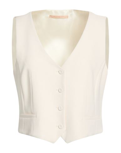 Pennyblack Woman Tailored Vest Ivory Size 10 Triacetate, Polyester, Acetate In Neutral