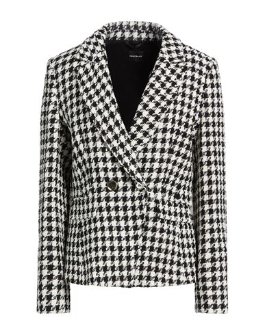 Pennyblack Woman Blazer Black Size 12 Cotton, Acrylic, Polyester, Viscose