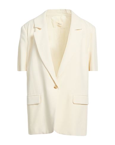 Vicolo Woman Blazer Ivory Size M Viscose, Linen In White