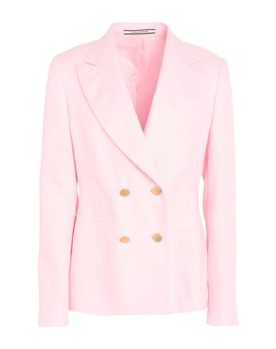 Tagliatore 02-05 Woman Blazer Pink Size 10 Linen