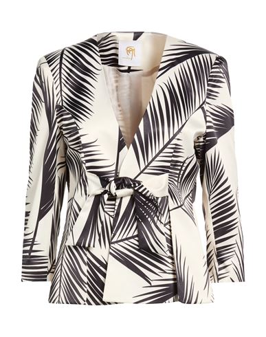 Gai Mattiolo Gm Woman Blazer Black Size 8 Polyester, Elastane