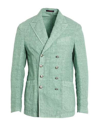 The Gigi Man Blazer Light Green Size 40 Linen