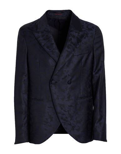 The Gigi Man Blazer Navy Size 42 Virgin Wool, Elastane In Blue