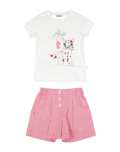 Il Gufo Babies'  Toddler Girl Co-ord Red Size 4 Cotton In Multi