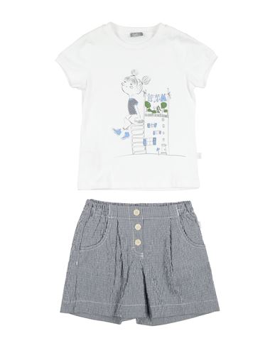 Il Gufo Babies'  Toddler Girl Co-ord Blue Size 4 Cotton In Multi