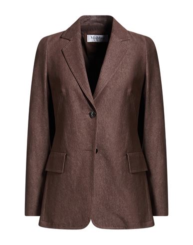 Max Mara Sfilata Woman Blazer Brown Size 10 Cotton
