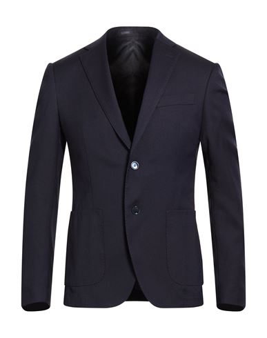 Herman & Sons Man Blazer Midnight Blue Size 44 Polyester, Viscose