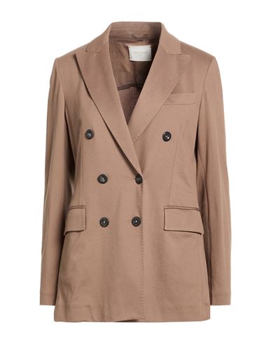 Circolo 1901 Woman Blazer Brown Size 6 Cotton, Elastane