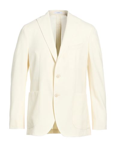 Boglioli Man Blazer Cream Size 42 Virgin Wool In White