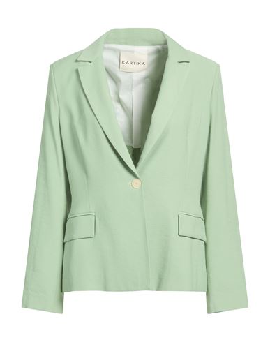 Kartika Woman Blazer Sage Green Size 8 Viscose, Polyester