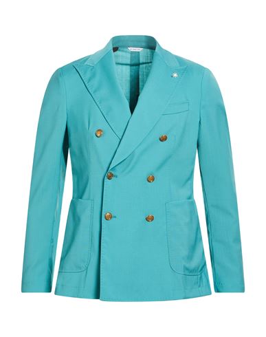 Americana Hombre Azul turquesa 48 Hombre